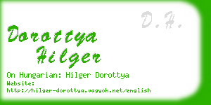 dorottya hilger business card